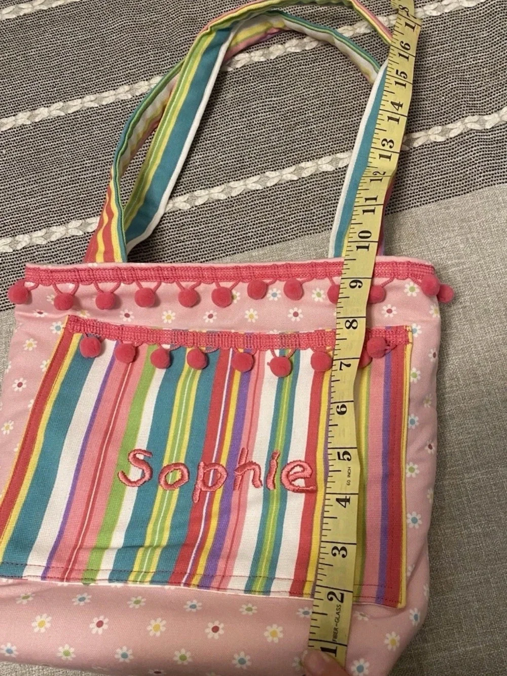 New Baby Girl Handmade Sophie Small Diaper Bag Bib Burp Cloth All Hand Sewn